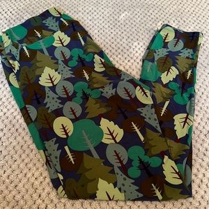 Lularoe Trees Leggings TC